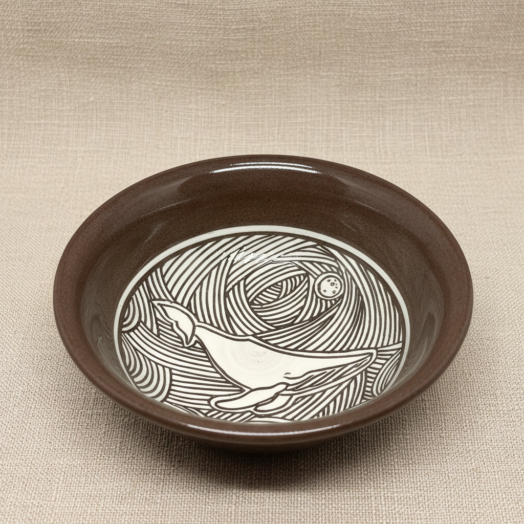 Bol à nouilles animalier sculpté