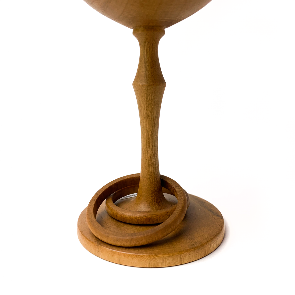 Gobelet de mariage en bois