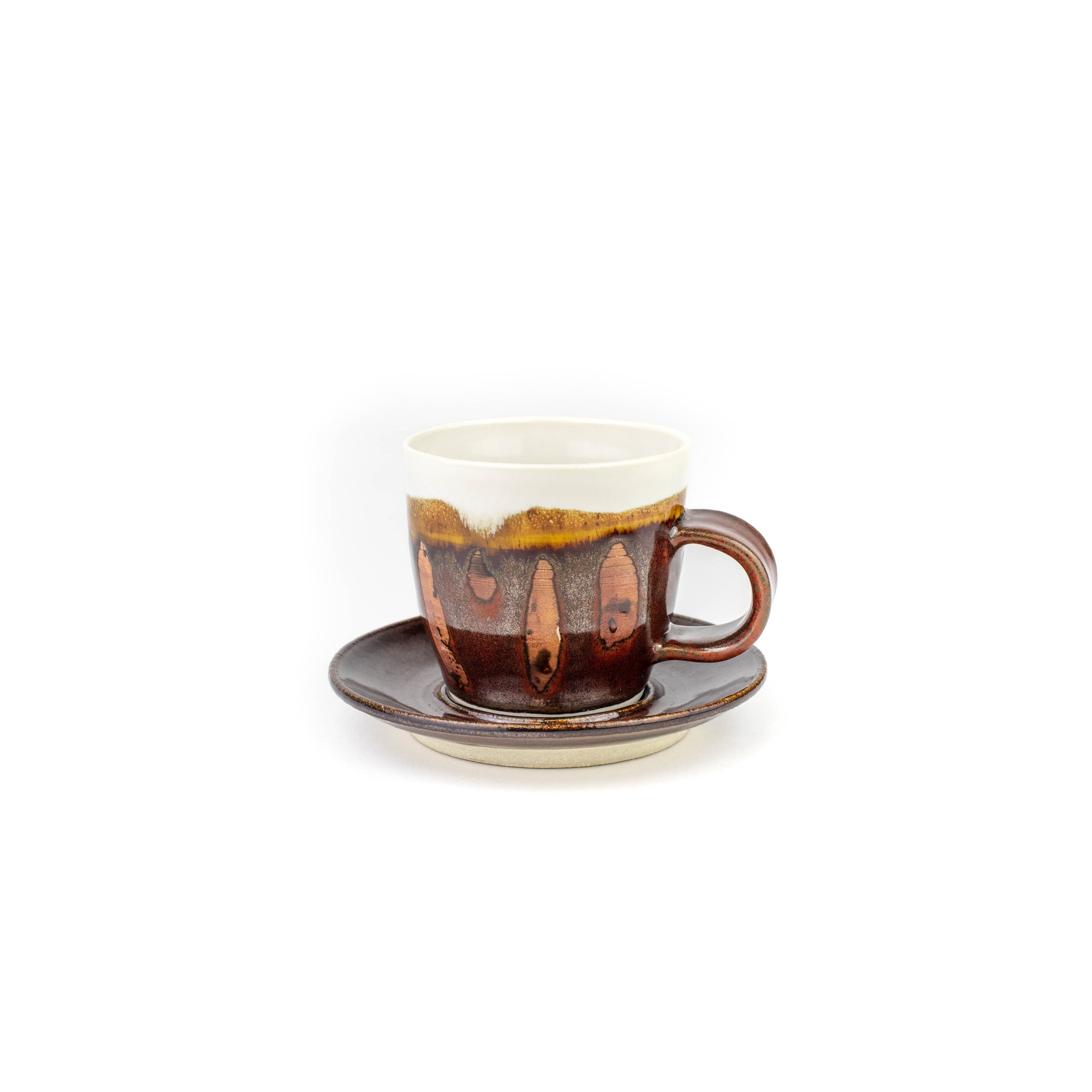 Tasse à espresso avec soucoupe