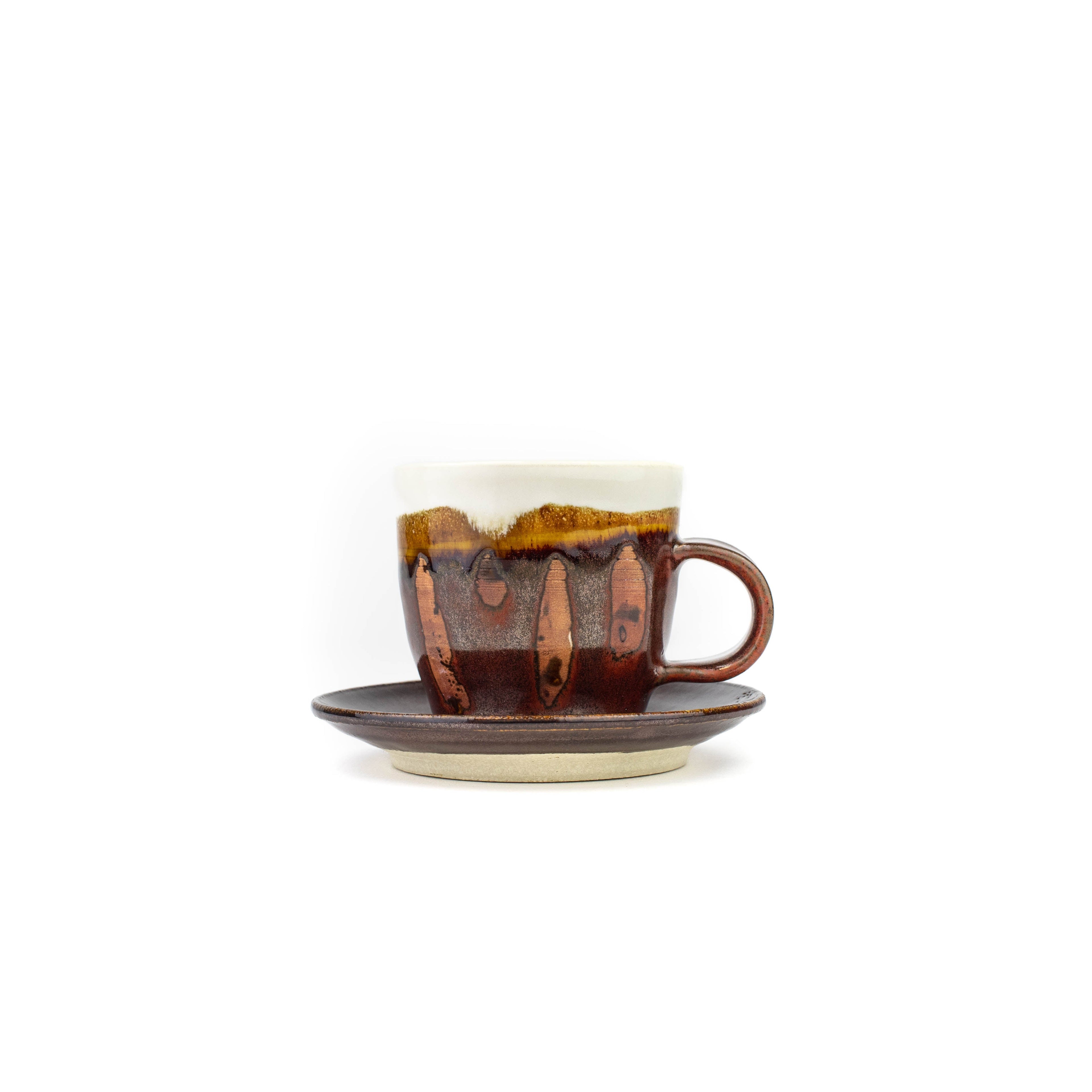 Tasse à espresso avec soucoupe