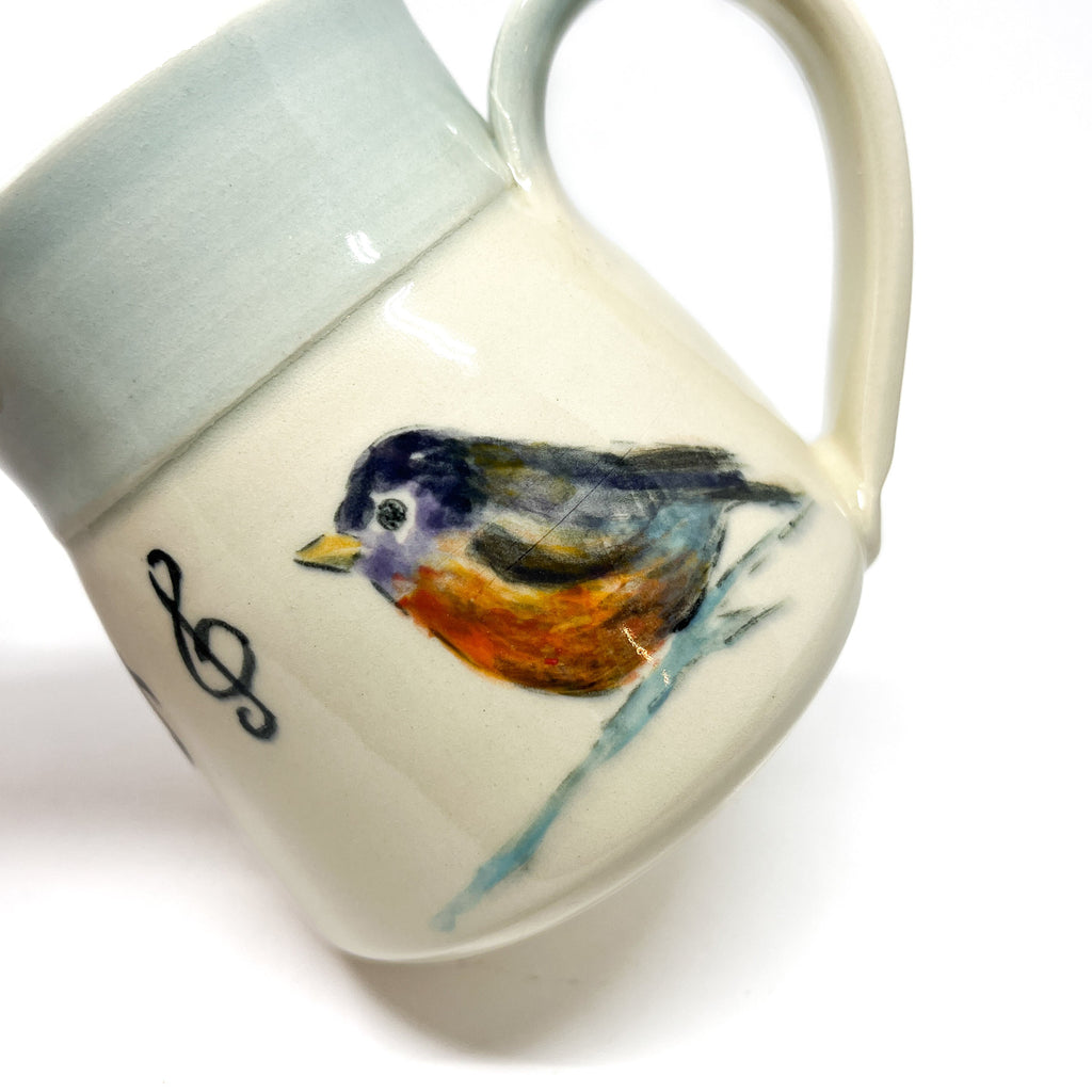 Mug Oiseau peint