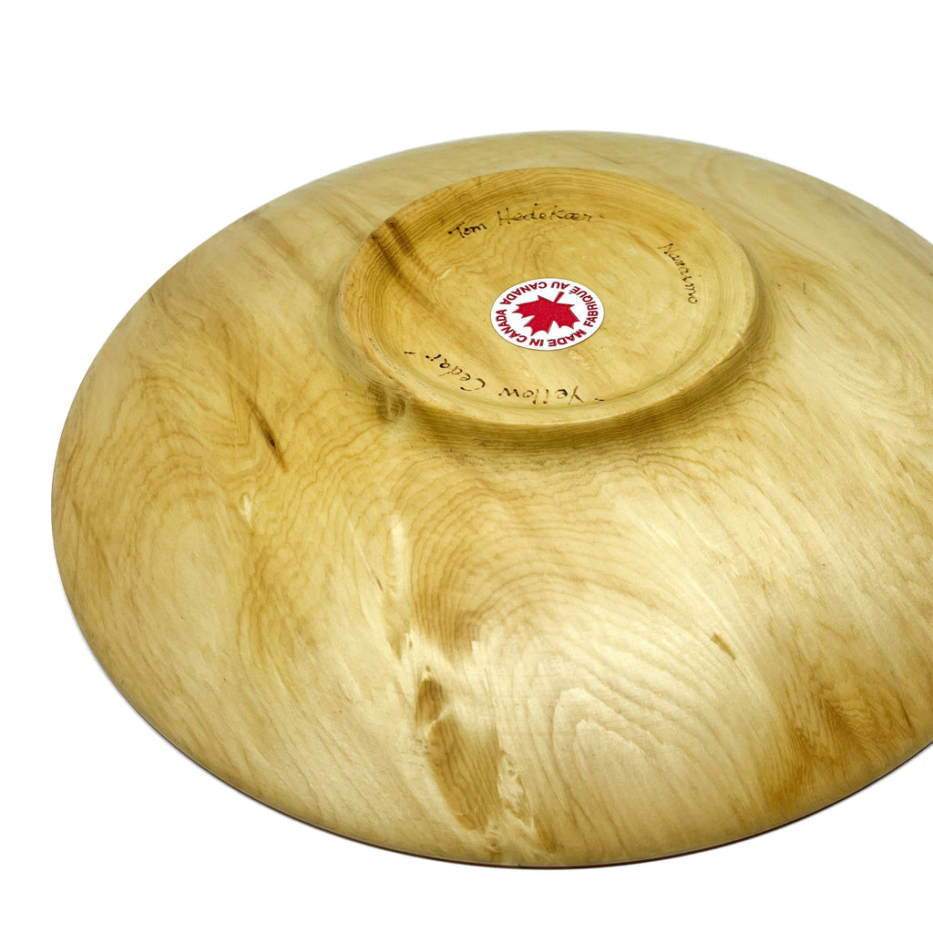 Plat en cèdre jaune