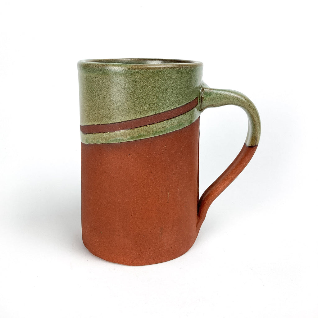 Tasse rouge et verte