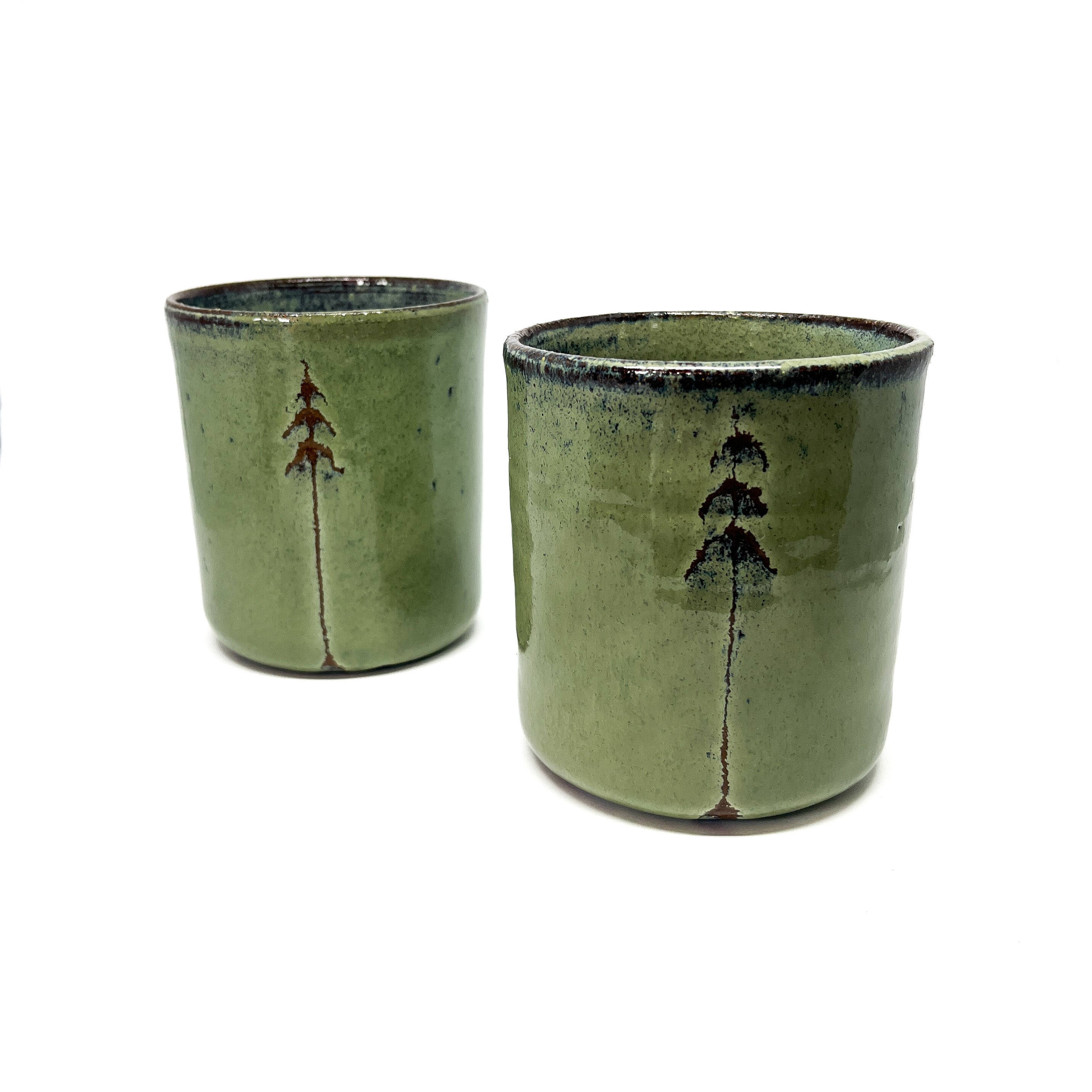 Tasse en céramique inspirée d'un arbre