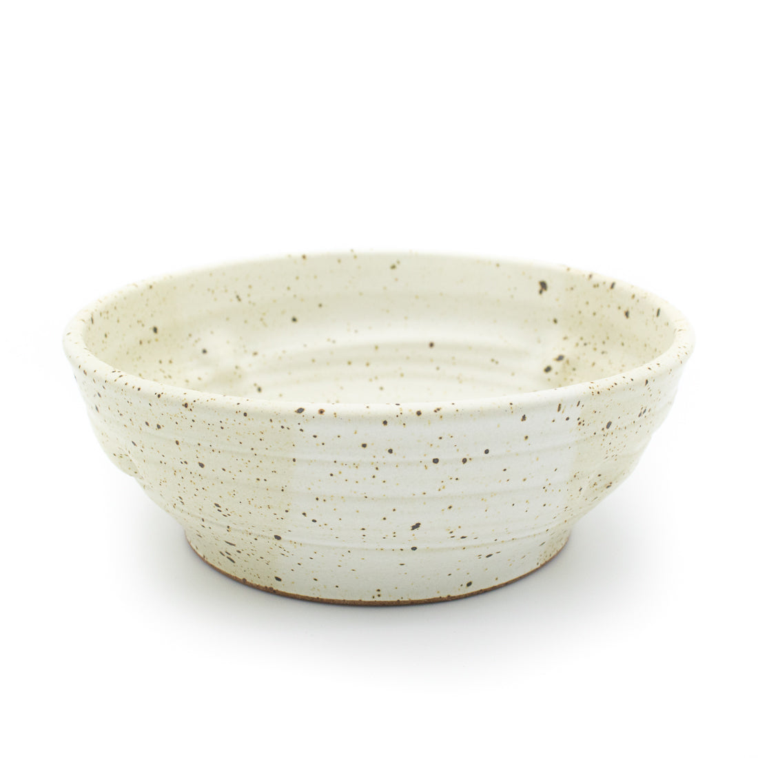 Bol moucheté blanc et crème