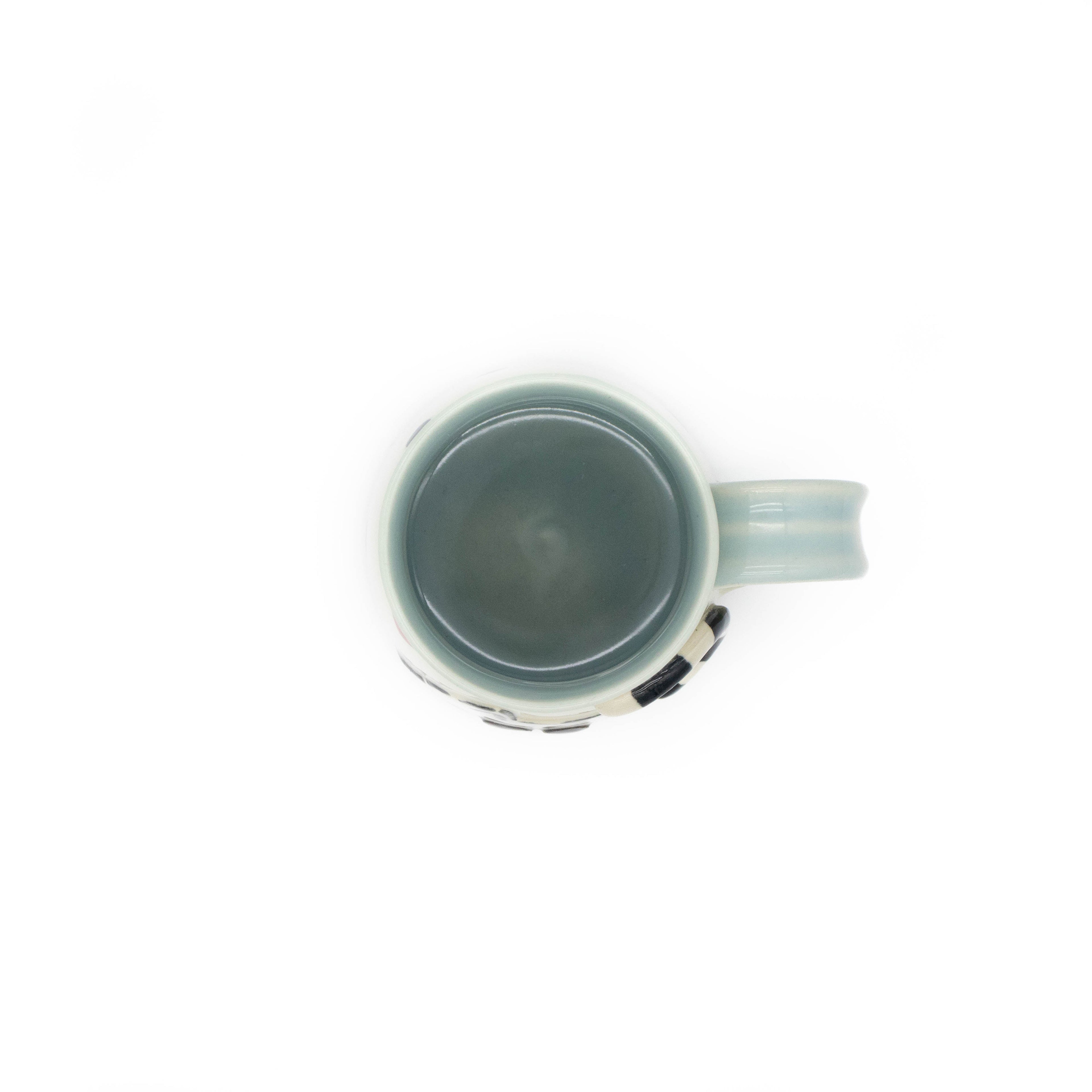 Mug détaillé fait à la main motif chat