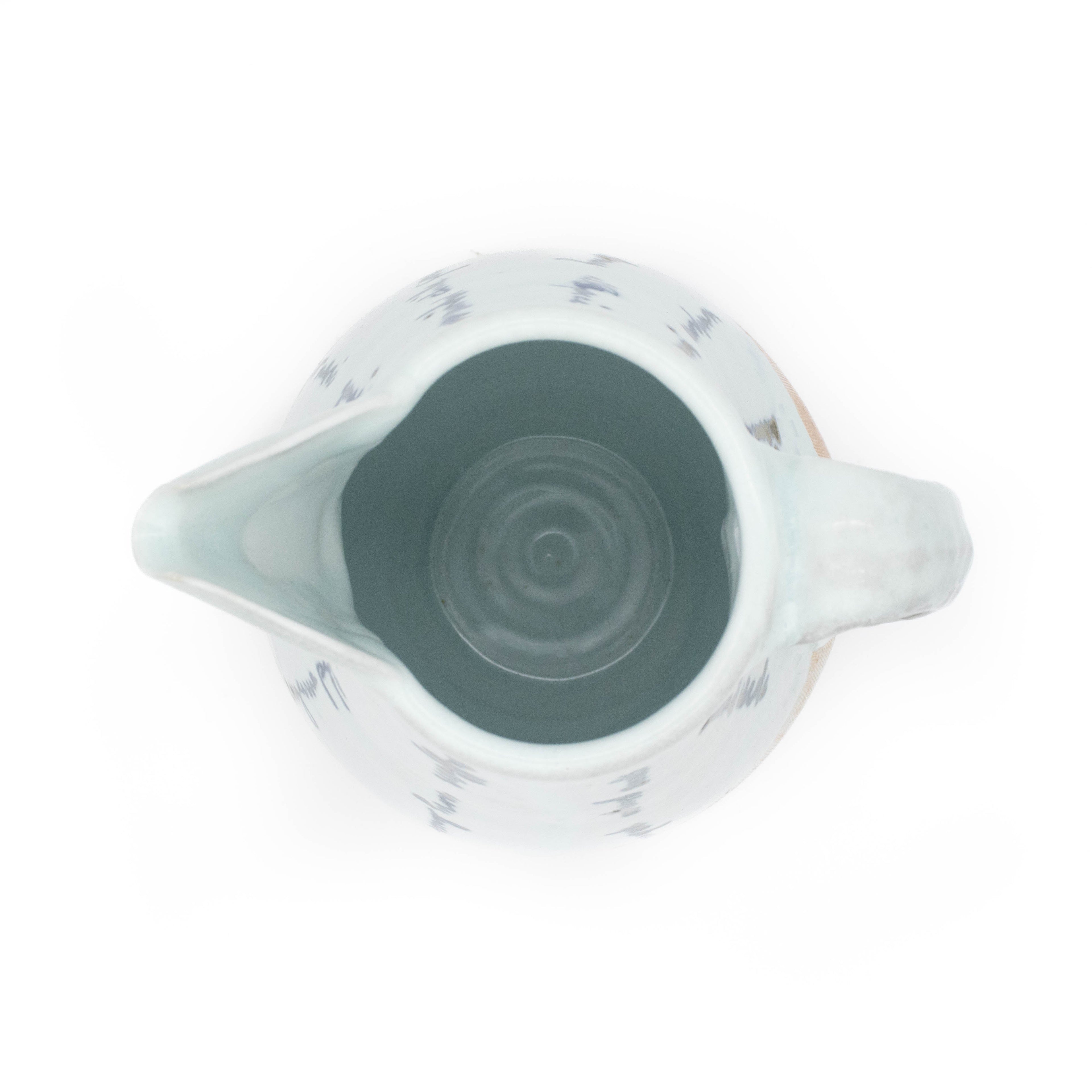 Pichet en porcelaine cuite au sel
