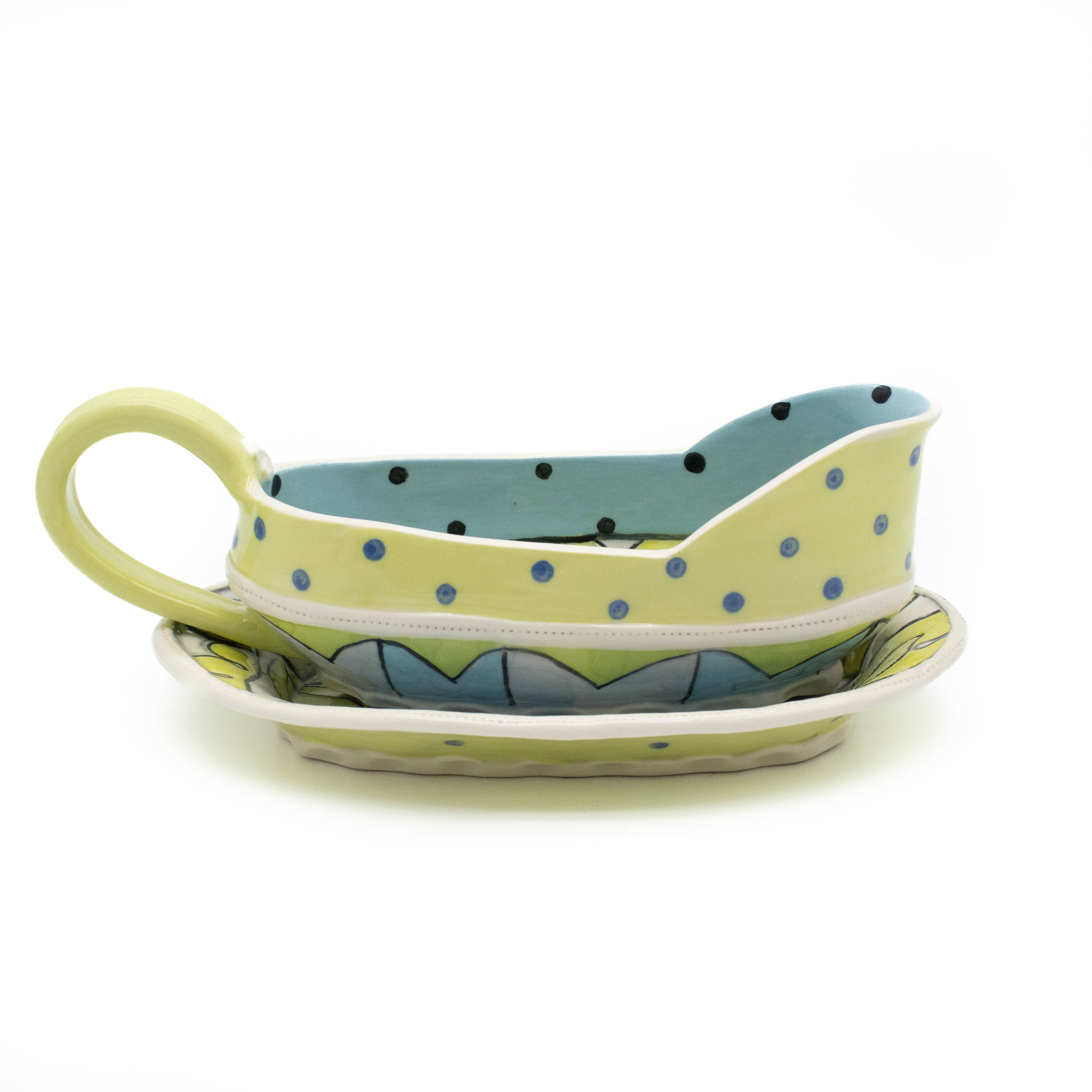 Saucière et soucoupe
