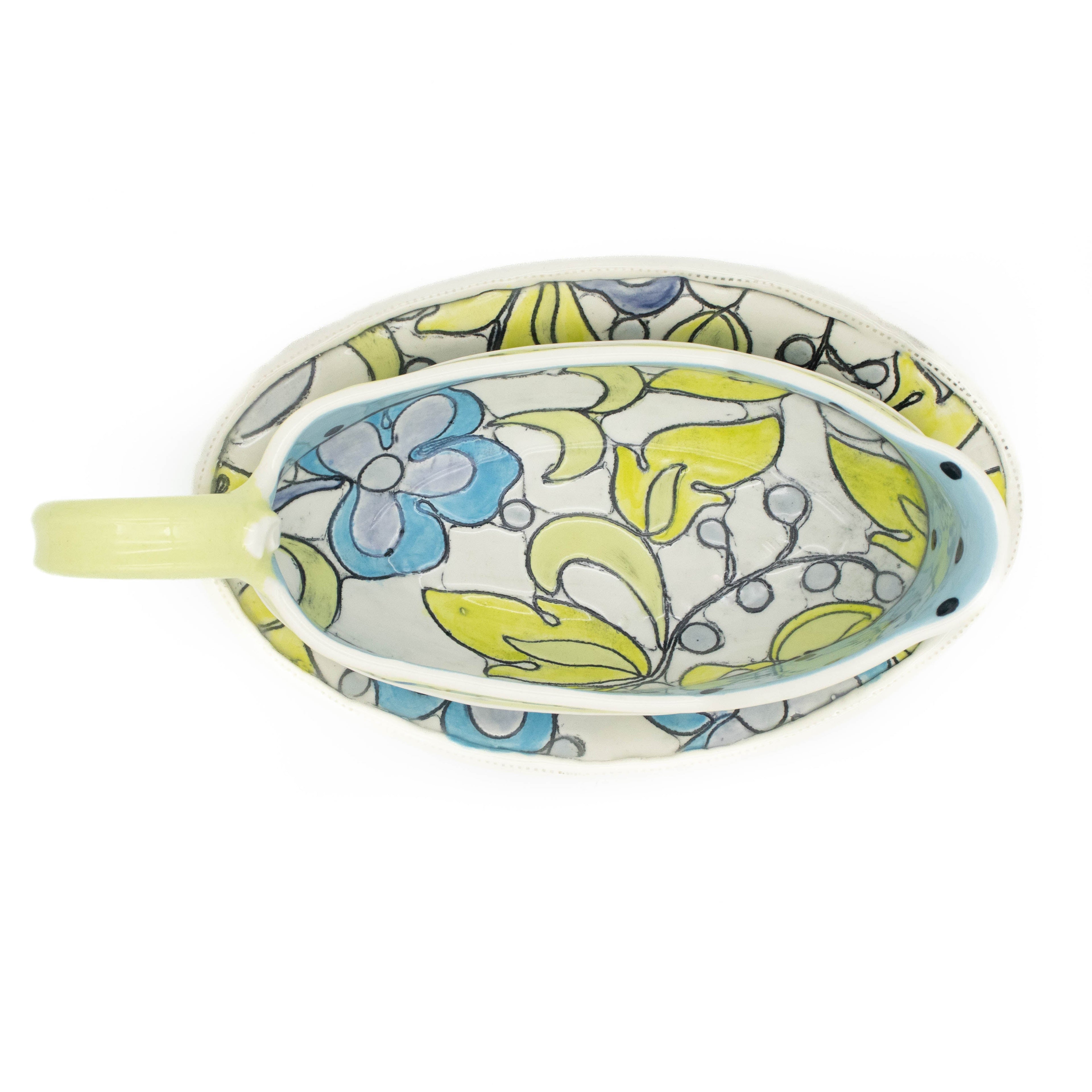 Saucière et soucoupe